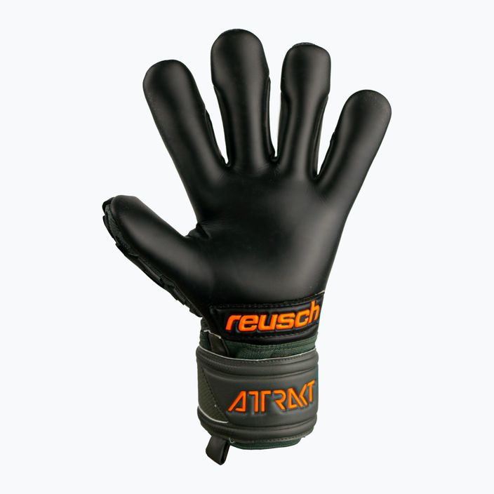 Reusch Attrakt Freegel Silver Finger Support Junior вратарски ръкавици черно-зелени 5372030-5555 6