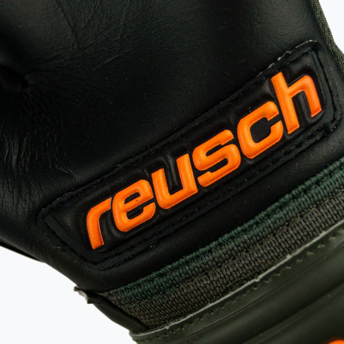 Reusch Attrakt Freegel Silver Junior вратарски ръкавици чернозелени 5372035-5555 8