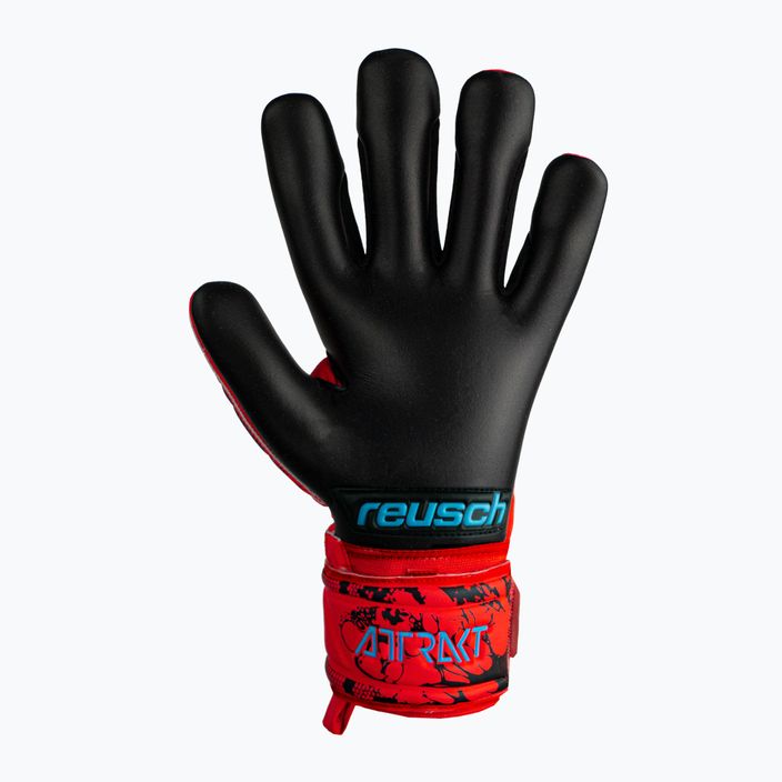 Reusch Attrakt Grip Evolution Finger Support Вратарски ръкавици червени 5370820-3333 6