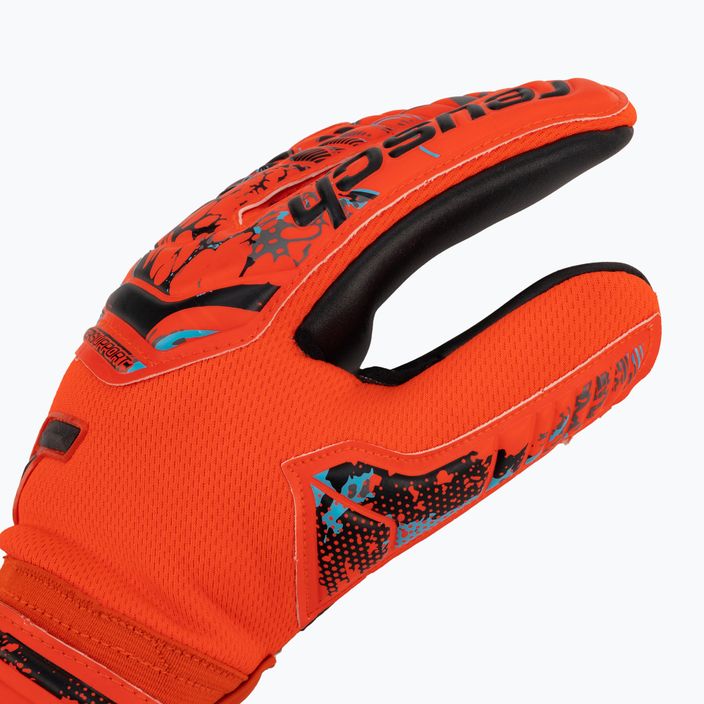 Reusch Attrakt Grip Evolution Finger Support Вратарски ръкавици червени 5370820-3333 3