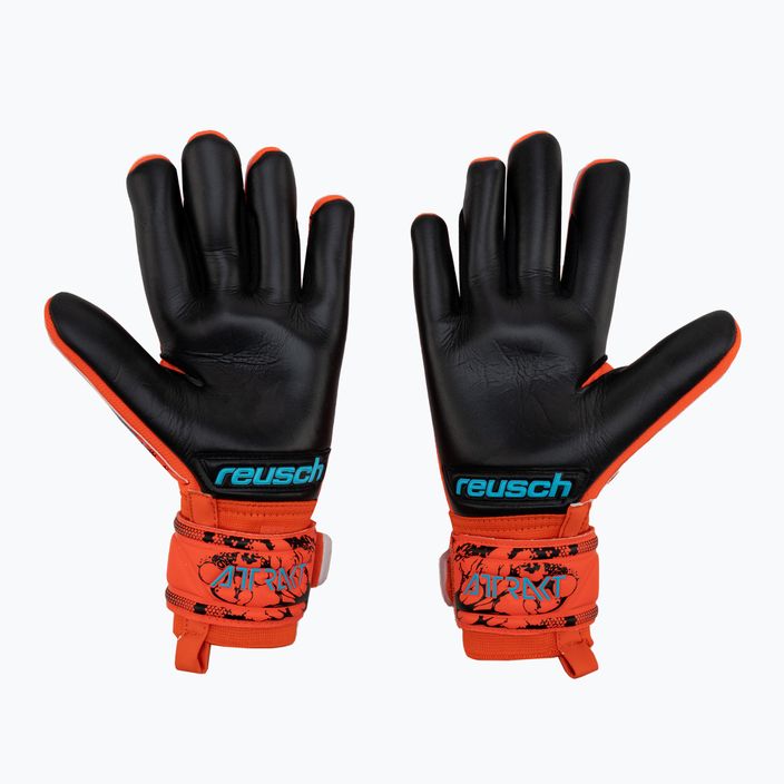 Reusch Attrakt Grip Evolution вратарски ръкавици червени 5370825-3333 2
