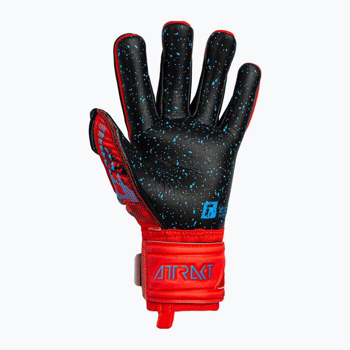 Reusch Attrakt Fusion Finger Support Guardian Junior детски вратарски ръкавици червени 5372940-3333 5
