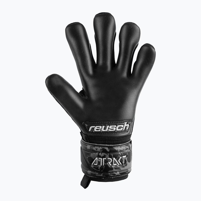 Reusch Attrakt Infinity Finger Support Junior детски вратарски ръкавици черни 5372720-7700 5