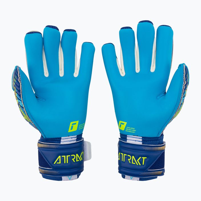 Reusch вратарски ръкавици Attrakt Aqua blue 5370439-4433 2