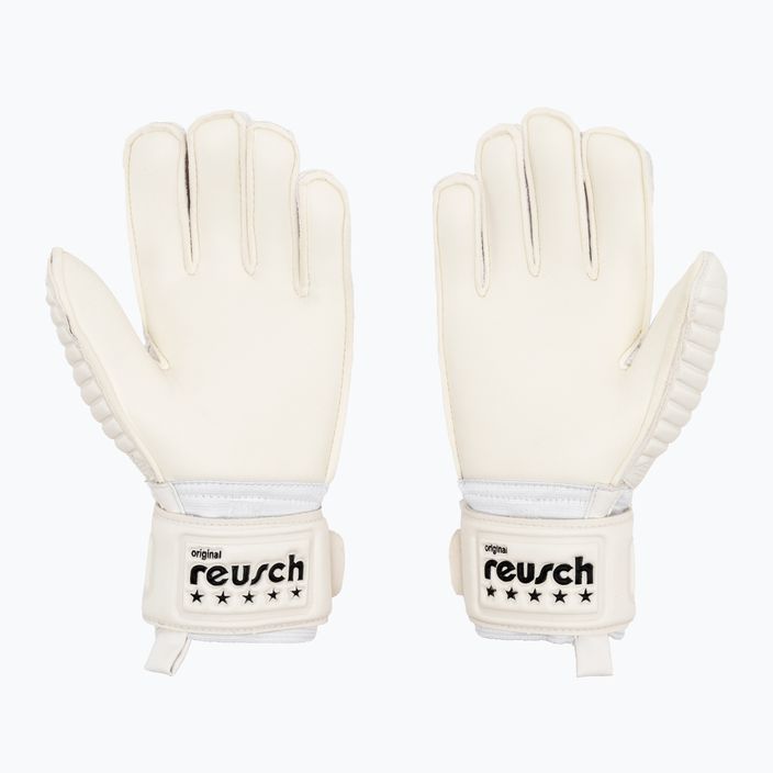 Детски вратарски ръкавици Reusch Legacy Arrow Silver Junior бели 5372204-1100 2