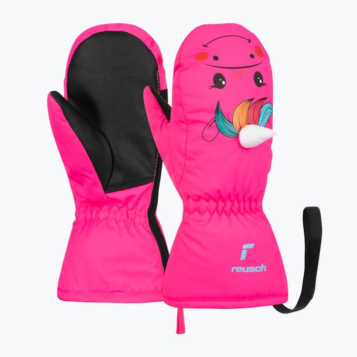Детски ски ръкавици Reusch Sweety Mitten pink unicorn 6