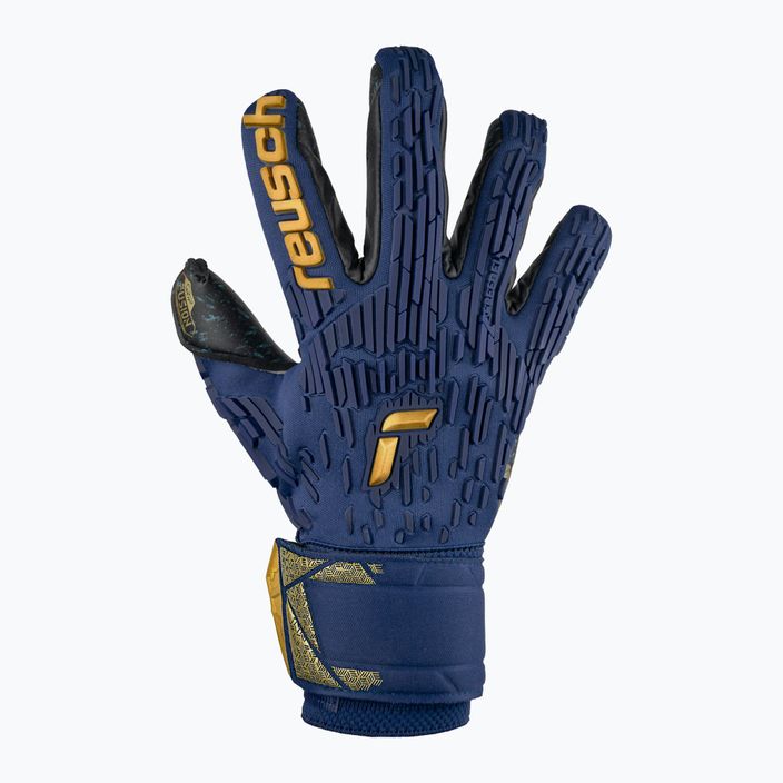 Reusch Attrakt Freegel Fusion Вратарски ръкавици premium blue/gold/black 2