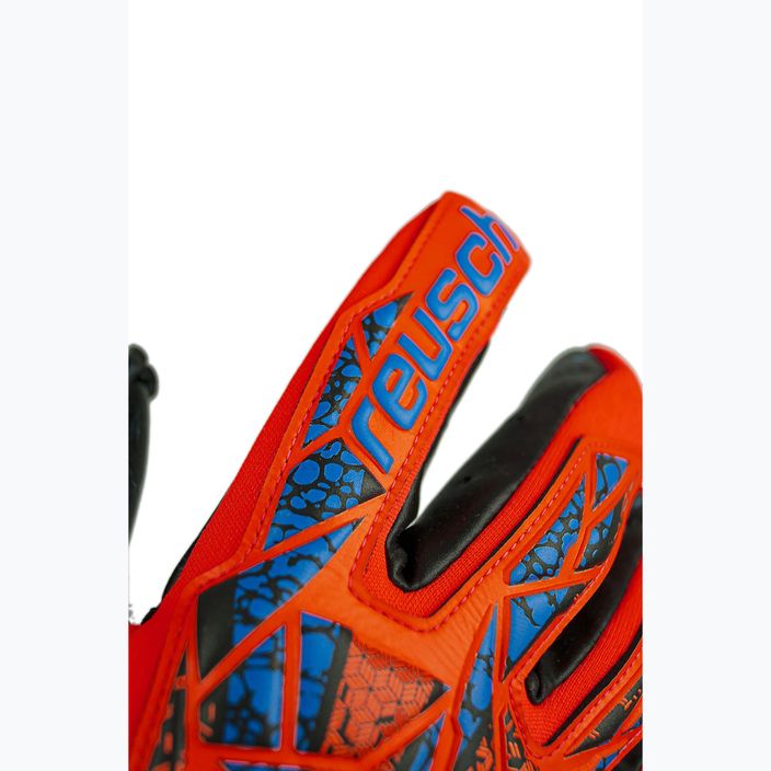 Reusch Attrakt Fusion Guardian вратарски ръкавици хипер оранжево/електрично синьо/черно 5