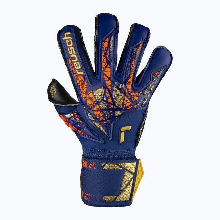 Вратарски ръкавици Reusch Attrakt Gold X Evolution premium blue/gold/black 2