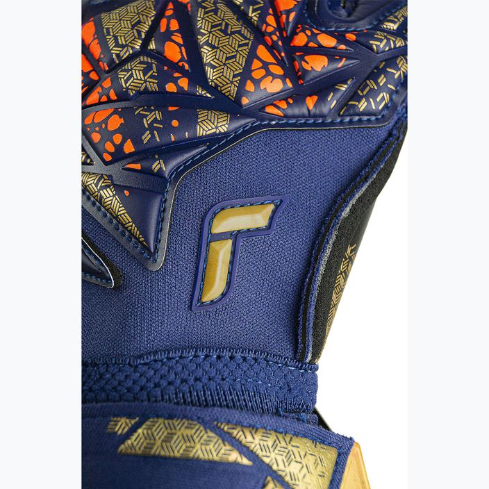 Вратарски ръкавици Reusch Attrakt Gold X Evolution premium blue/gold/black 6