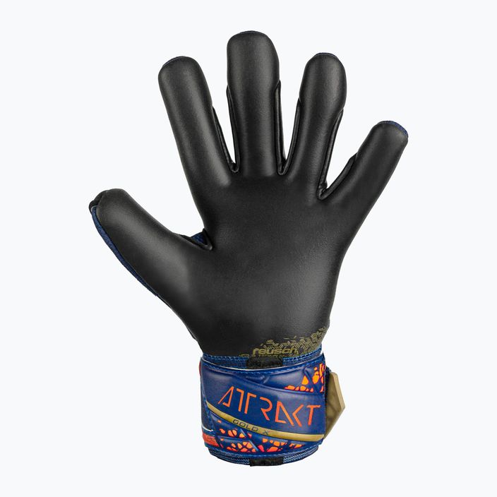 Вратарски ръкавици Reusch Attrakt Gold X premium blue/gold/black 3