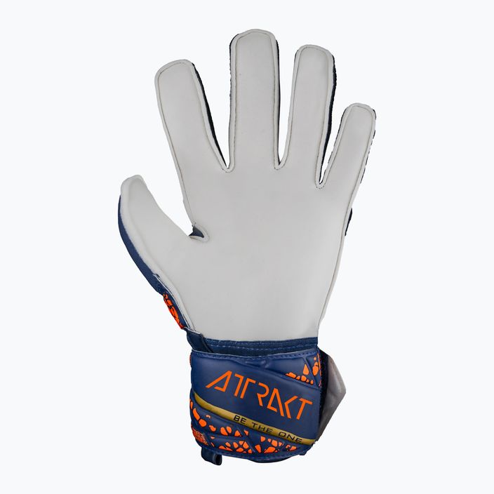 Вратарски ръкавици Reusch Attrakt Solid premium blue/gold 3