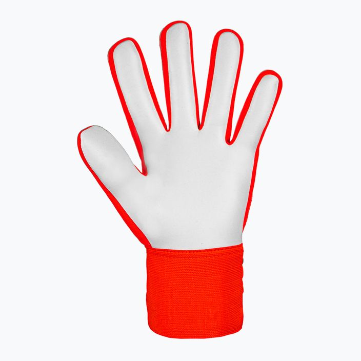 Reusch Attrakt Starter Твърди яркочервени/бъдещи сини вратарски ръкавици 3