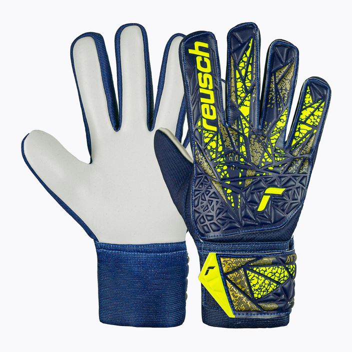 Reusch Attrakt Starter Solid premium blue/sfty yellow вратарски ръкавици