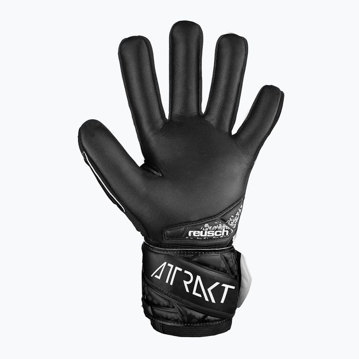 Детски вратарски ръкавици Reusch Attrakt Infinity NC Junior черни 3