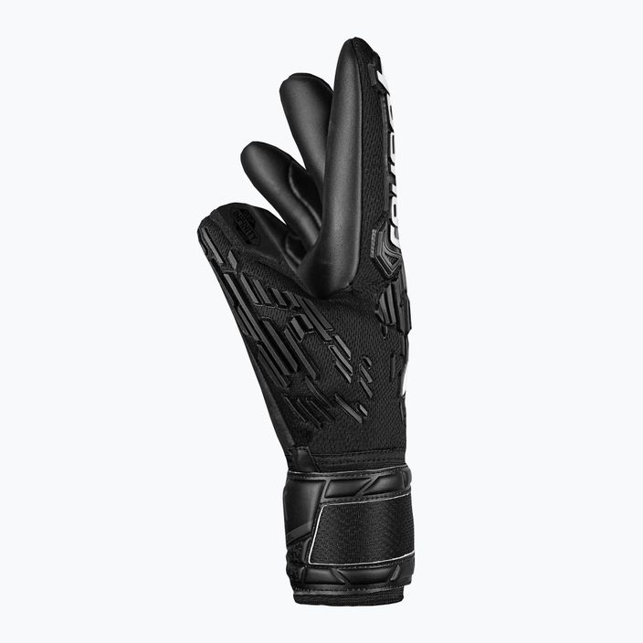 Reusch Attrakt Freegel Infinity Finger Support Вратарски ръкавици черни 4