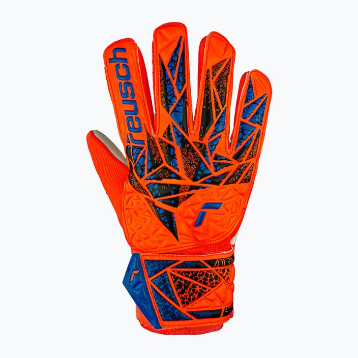 Reusch Attrakt Starter Grip вратарска ръкавица hyper orng/elec blue 2