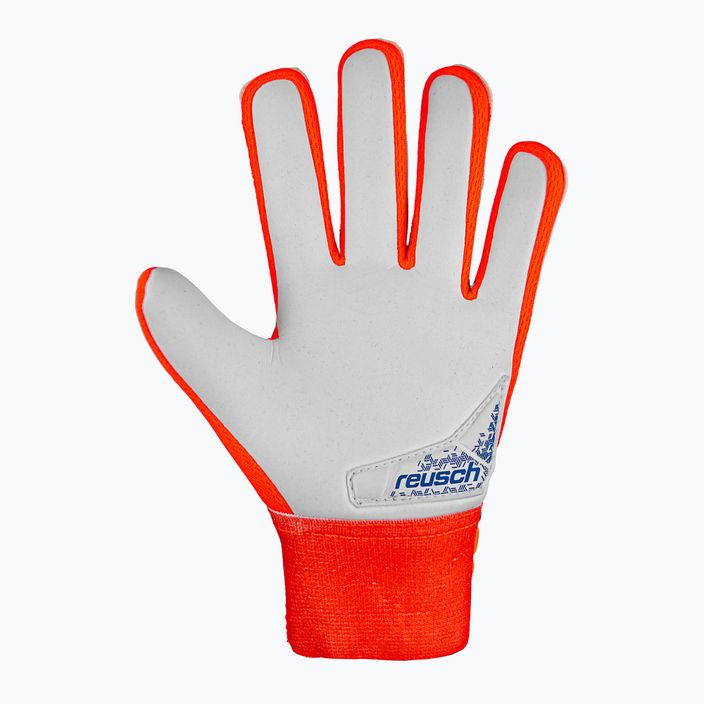 Reusch Attrakt Starter Grip вратарска ръкавица hyper orng/elec blue 3