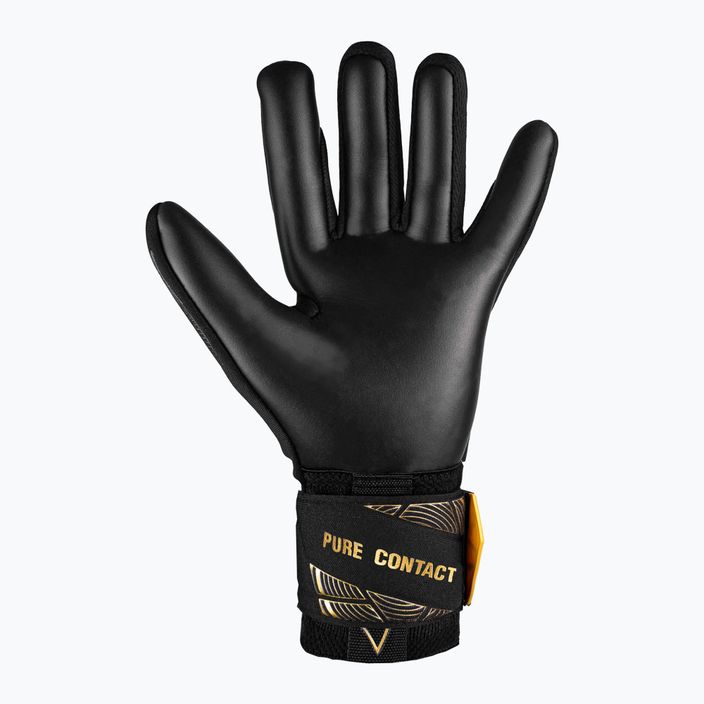 Вратарски ръкавици Reusch Pure Contact Infinity black/gold/black 3