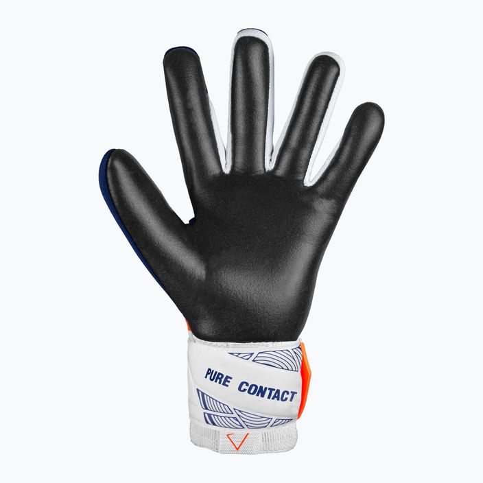 Вратарски ръкавици Reusch Pure Contact Gold premium blue/electric orange/black 3