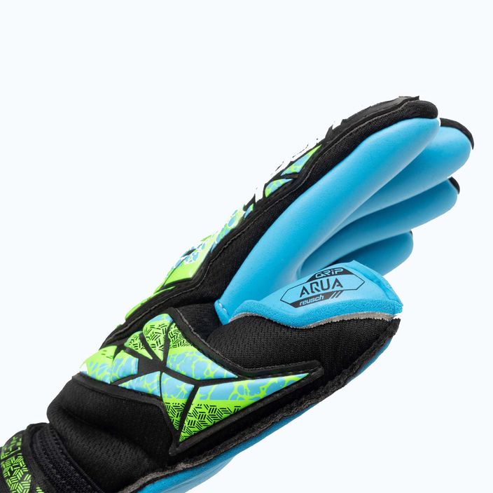 Вратарски ръкавици Reusch Attrakt Aqua black/fluo lime/aqua 3