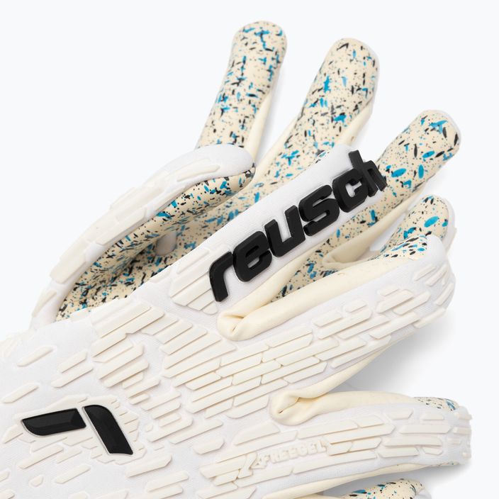 Reusch Attrakt Freegel Fusion бели вратарски ръкавици 4