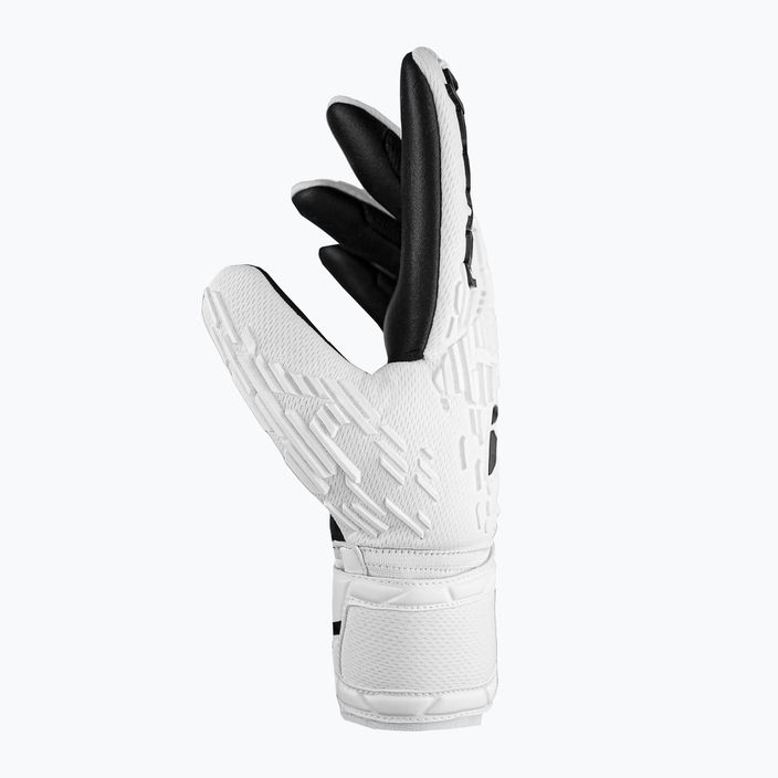 Детски вратарски ръкавици Reusch Attrakt Freegel Silver бяло/черно 4