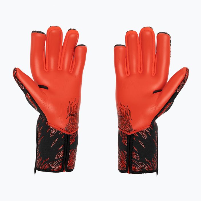 Вратарски ръкавици Reusch Venomous Gold X black/firery red 2