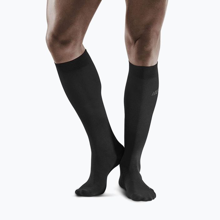 CEP Business мъжки чорапи за компресия черни WP505E2 6