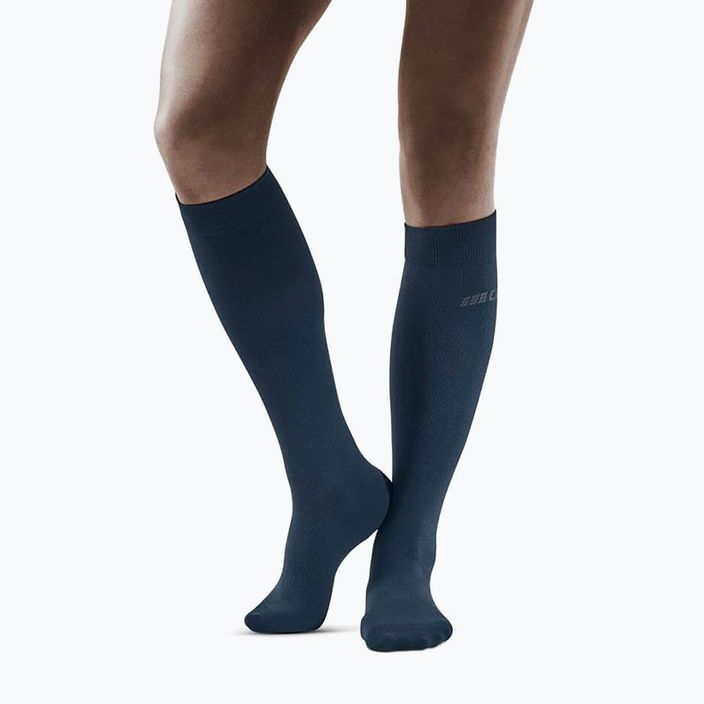 CEP Business дамски компресиращи чорапи сини WP0YE2 5