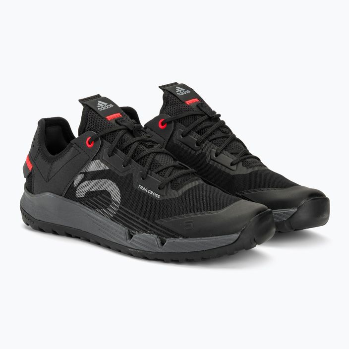 Дамски обувки за колоездене adidas FIVE TEN Trailcross LT core black/grey two/solar red 5