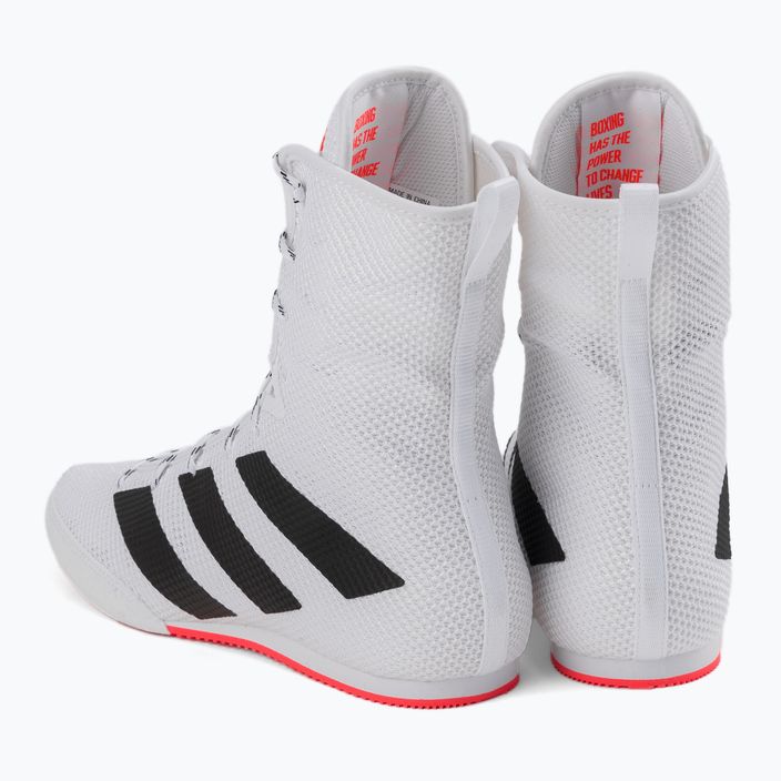 adidas Box Hog 3 боксови обувки черно и бяло GV9975 3
