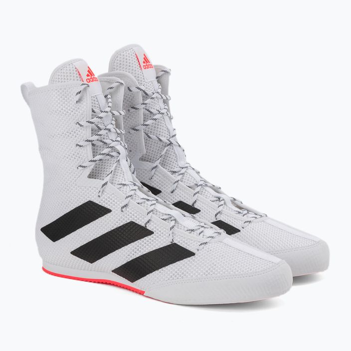adidas Box Hog 3 боксови обувки черно и бяло GV9975 5