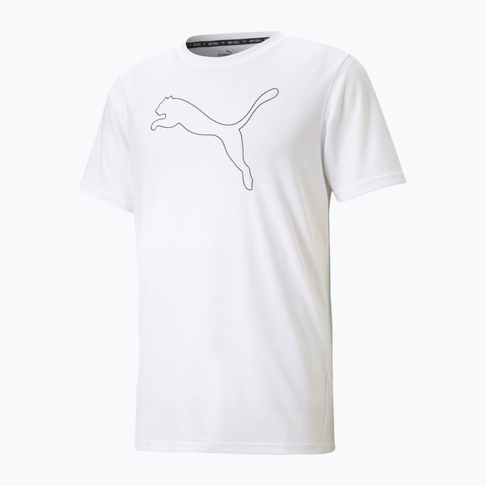 Мъжка тренировъчна тениска PUMA Performance Cat white 520315 02