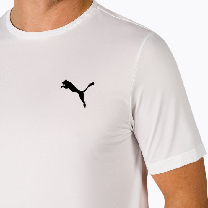 Мъжка тренировъчна тениска Puma Active Small Logo бяла 586725 5