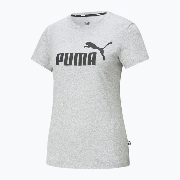 Дамска тениска Puma ESS Logo light grey heather 4