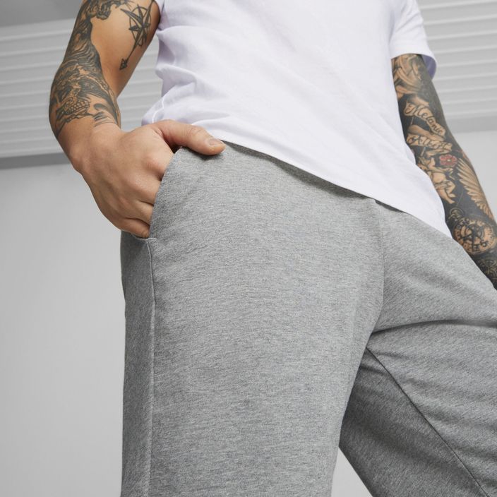 Мъжки къси панталони PUMA Ess Jersey medium gray heather 7