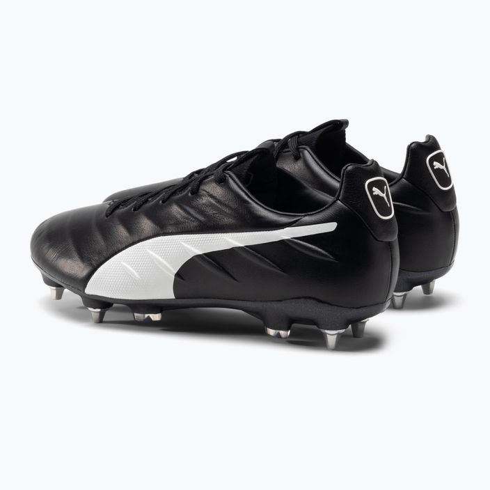 Мъжки футболни обувки PUMA King Platinum 21 MXSG в черно и бяло 106545 01 3