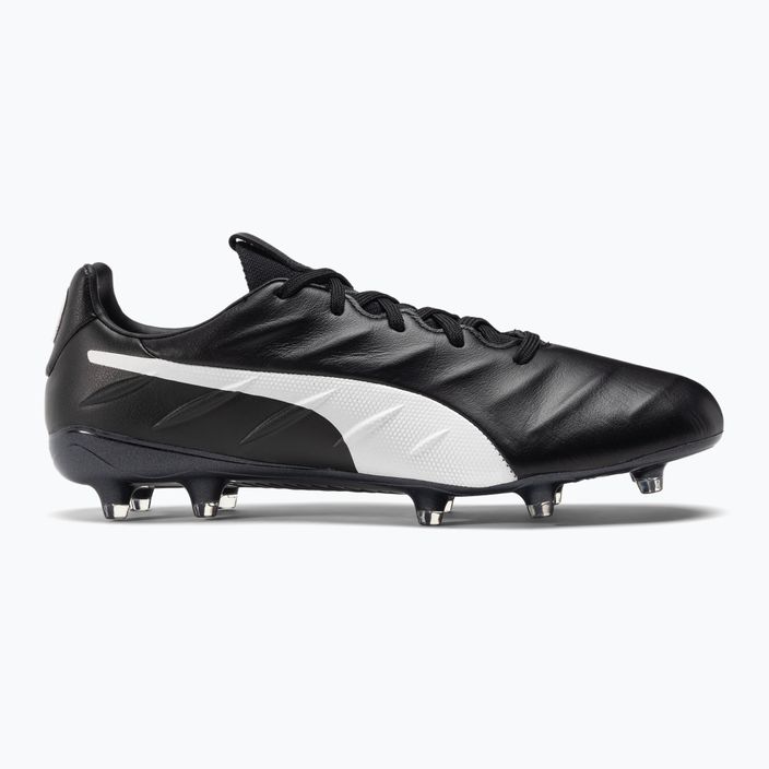 PUMA King Platinum 21 FG/AG мъжки футболни обувки в черно и бяло 106478 01 2
