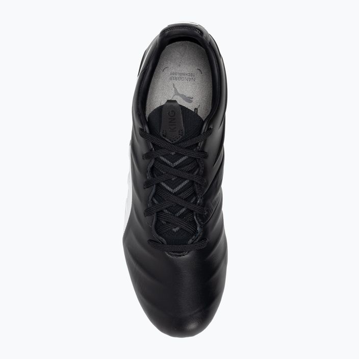 PUMA King Platinum 21 FG/AG мъжки футболни обувки в черно и бяло 106478 01 6
