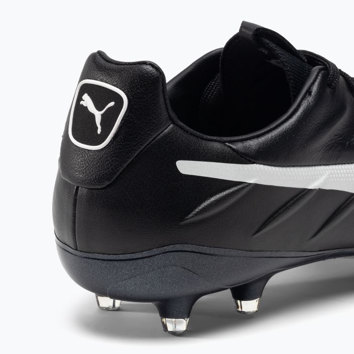 PUMA King Platinum 21 FG/AG мъжки футболни обувки в черно и бяло 106478 01 8