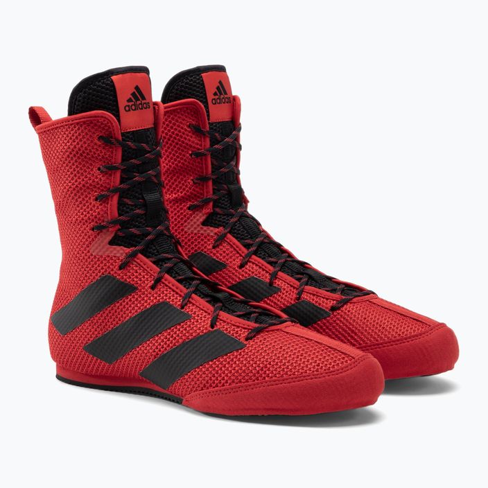 Боксови обувки adidas Box Hog 3 червен FZ5305 5