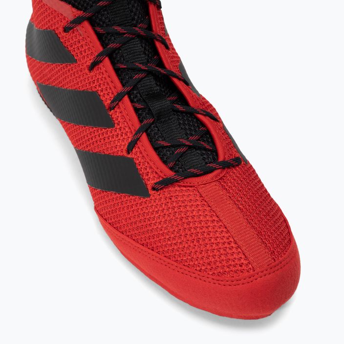 Боксови обувки adidas Box Hog 3 червен FZ5305 6