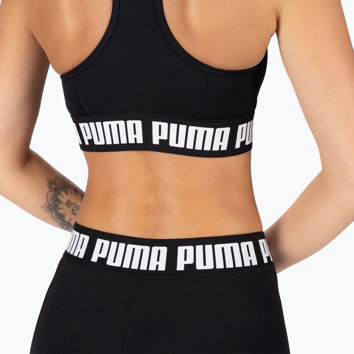 PUMA Mid Impact Puma Strong PM фитнес сутиен черен 521599 01 6