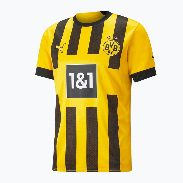 Мъжка футболна фланелка Puma Bvb Home Jersey Replica Sponsor yellow and black 765883 7