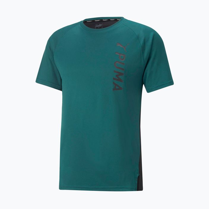 Мъжка тренировъчна тениска PUMA Fit Tee green 522119_24 7