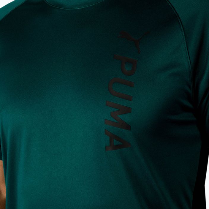 Мъжка тренировъчна тениска PUMA Fit Tee green 522119_24 6