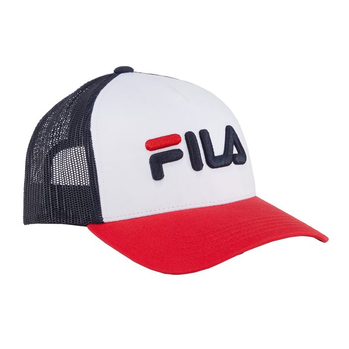 FILA Beppu true red/bright white/medieval blue бейзболна шапка 2