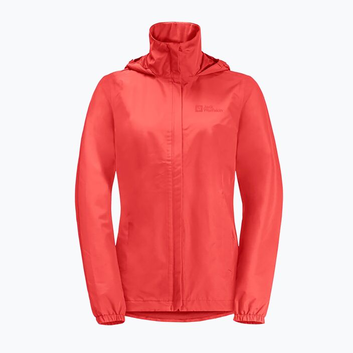 Jack Wolfskin Stormy Point 2L дамско дъждобранно яке vibrant red 7