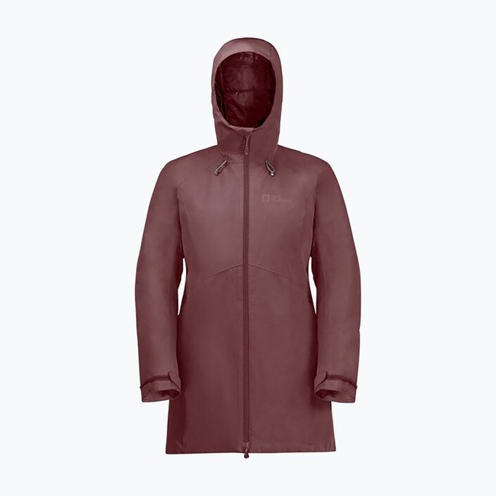 Дамско зимно яке Jack Wolfskin Heidelstein Ins red ochre 2